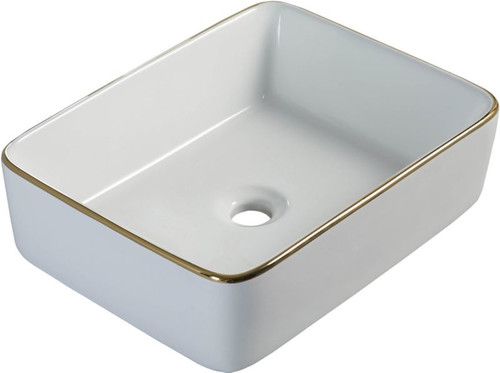 Sepio Countertop Wash Basin 48 x 37 cm, gold