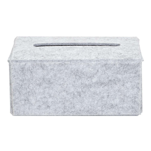 Felt Tissue Box, light grey