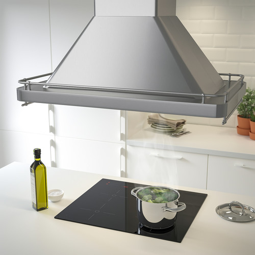 OMNEJD Ceiling-mounted extractor hood, stainless steel, 90 cm