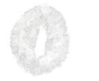 Christmas Tree Garland 2.7m, white