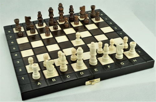 Abino Traditional Wooden Chess in a Box 7+