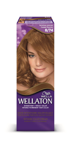 Wella Wellaton Intense Permanent Hair Color 8/74 Caramel Chocolate