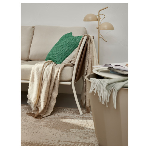 SEGERÖN Corner section, outdoor, white/beige