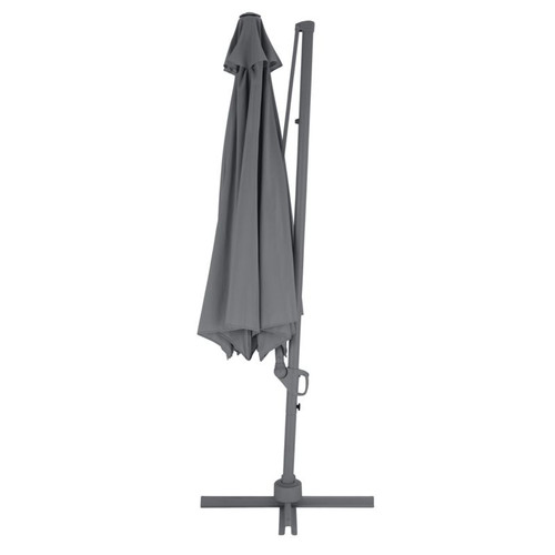 GoodHome Parasol Mallorca 350 cm, grey