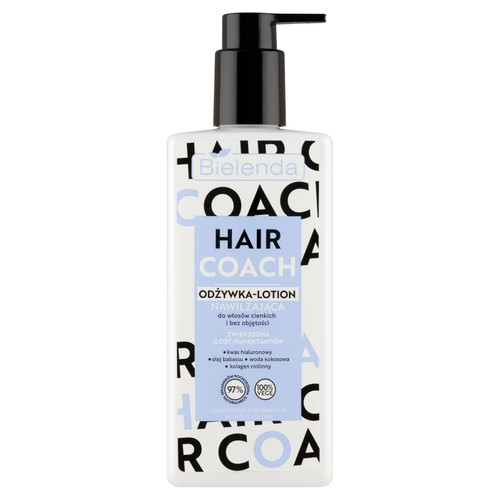 Bielenda Hair Coach Conditioner-Lotion for Thin Hair 97% Natural Vege 280ml