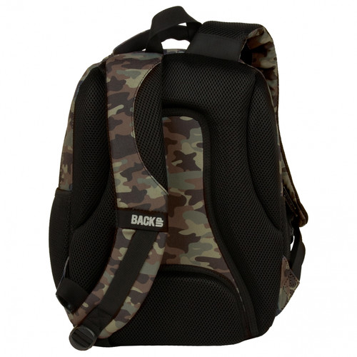 School Backpack 30x42x20 Camo