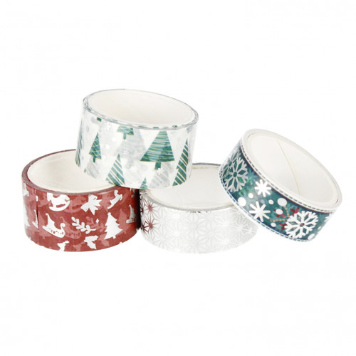 Craft Christmas Decorative Tape 4pcs