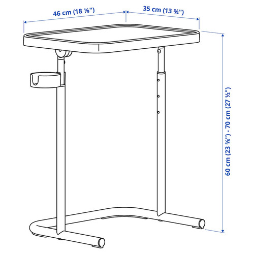 BJÖRKÅSEN Laptop stand, beige