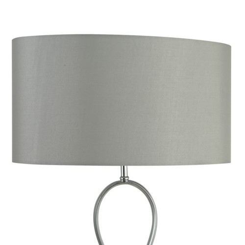 GoodHome Floor Lamp Carnavon E27, chrome