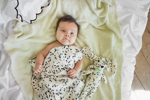 Elodie Details Crincled Blanket, Dalmatian Dots