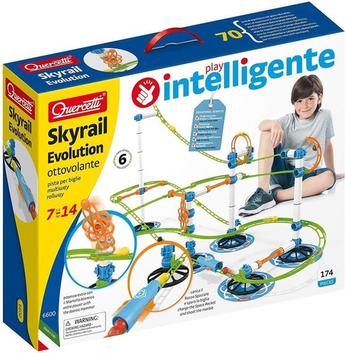 Quercetti Skyrail Evolution Marble Run 7+