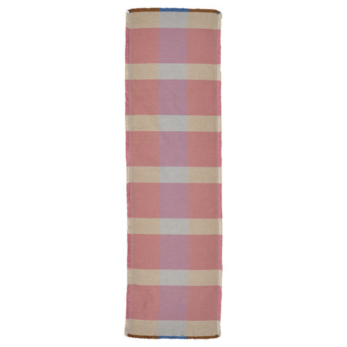 STRANDFLOKA Table-runner, patterned/multicolour, 35x130 cm