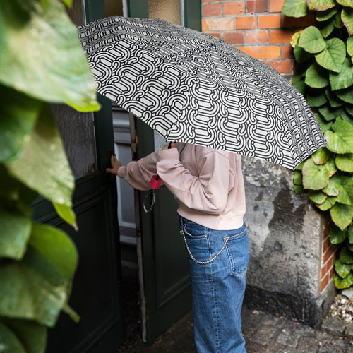 SÖTRÖNN Umbrella, white/black