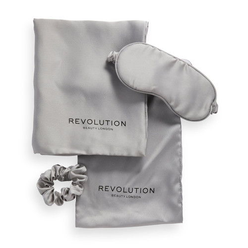 Revolution Haircare The Beauty Sleep Satin Sleep Set Silver