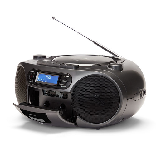 Aiwa Portable Boombox FM Radio CD/MP3/USB/TAPE/BT BBTC-660DAB/MG