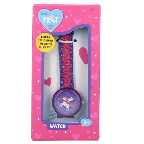 PRET Children's Watch Kids Time Unicorn purple 3+/6+