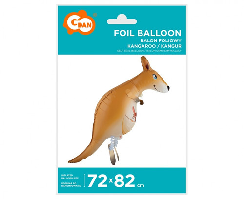 Foil Balloon Kangaroo 72x82cm