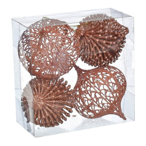 Christmas Hanging Decorations Set Jumi 10 cm 4pcs, copper