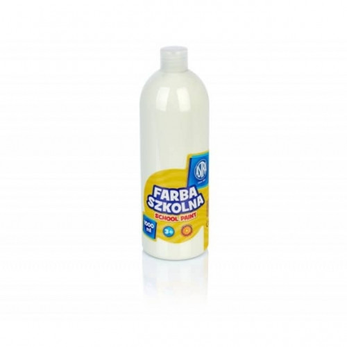 Astra School Paint Bottle 1000ml, white