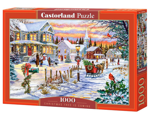 Castorland Jigsaw Puzzle Christmas Tree is Coming 1000pcs