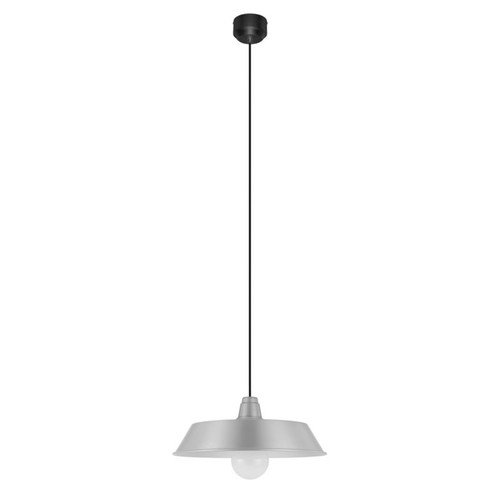 GoodHome Pendant Lamp Gammuse E27, galvanised