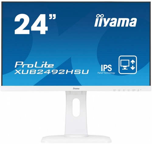 Iiyama 24" Monitor IPS HDMI DP USB XUB2492HSU-W1
