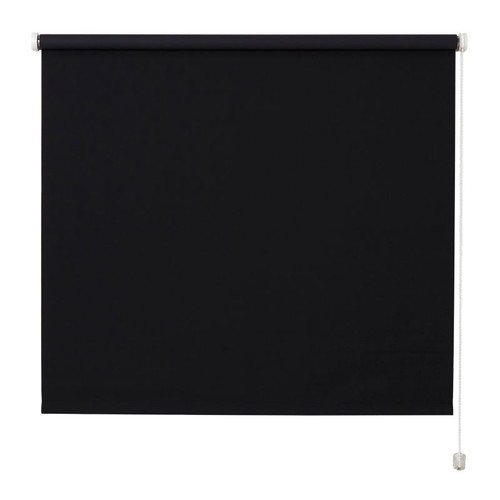 Plain Blackout Roller Blind Colours Boreas 90x180cm, black