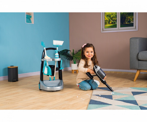 Smoby Rowenta Trolley + Vacuum Cleaner Playset 3+