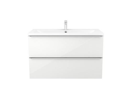 Wall-mounted Basin Cabinet GoodHome Imandra 100cm, white