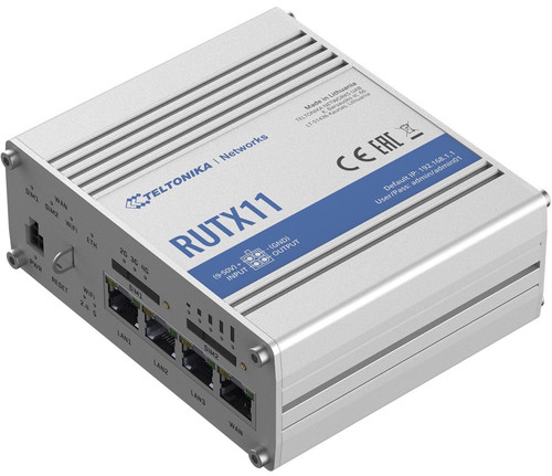 Teltonika Router LTE RUTX11 Cat6 WiFi BLE