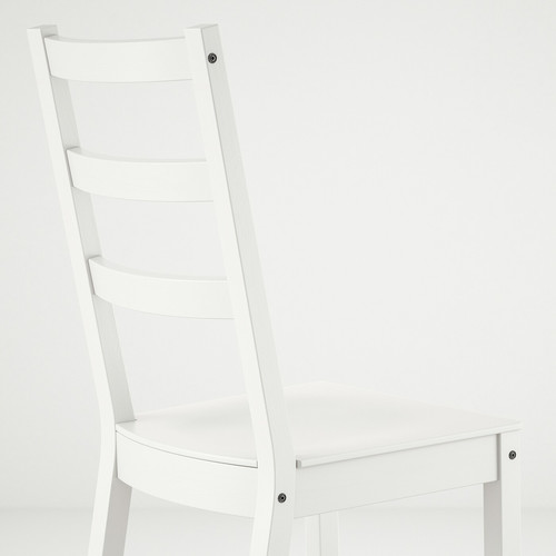 NORDVIKEN / NORDVIKEN Table and 6 chairs, white, white, 210/289x105 cm