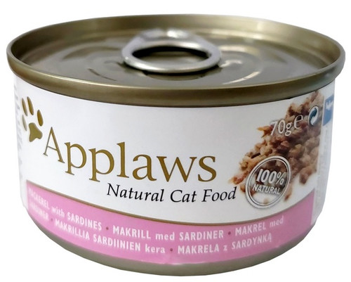 Applaws Natural Cat Food Mackerel with Sardines 70g