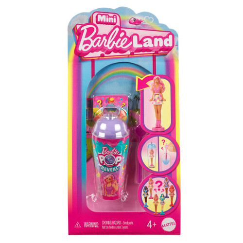 Barbie Mini Barbieland Pop Reveal Doll, assorted, HYM26 4+