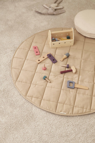 Kid's Concept Quilted Play Mat, beige