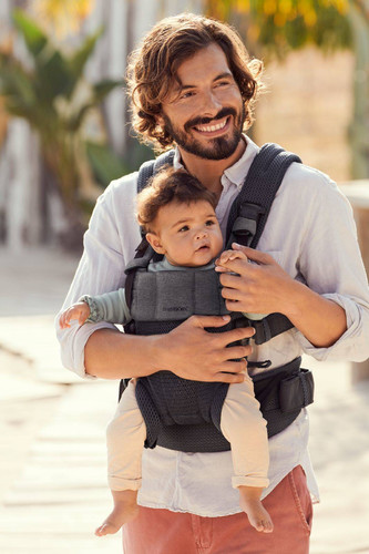 BABYBJORN - Baby Carrier Harmony 3D Mesh, Anthracite 0-36m