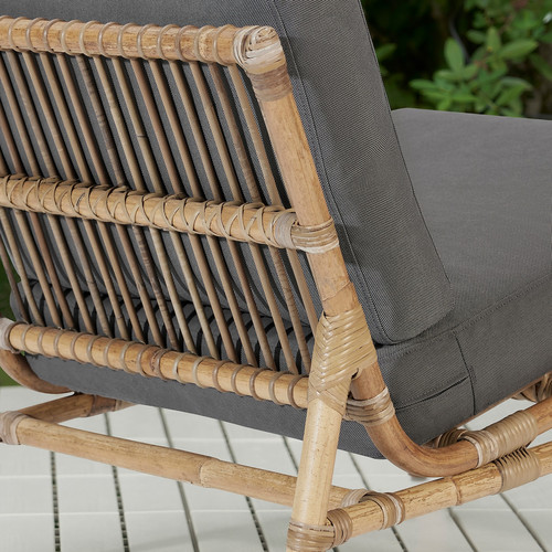 TVARÖ Seat sec for modular sofa, outdoor, brown