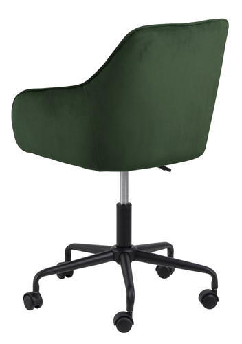 Desk Chair Brooke, velvet, green