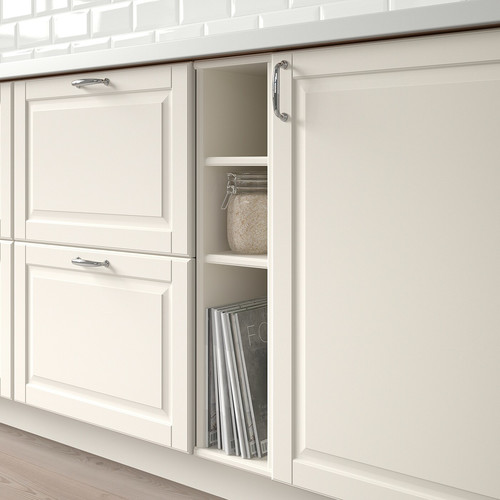 TORNVIKEN Open cabinet, off-white, 20 x 37 x 80 cm