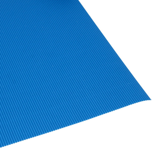 Corrugated Paper B2 Roll, blue