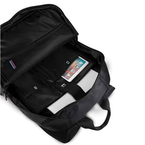 BMW Notebook Laptop Backpack 16" BMBPCO15CAPNBK Carbon Navy Stripe