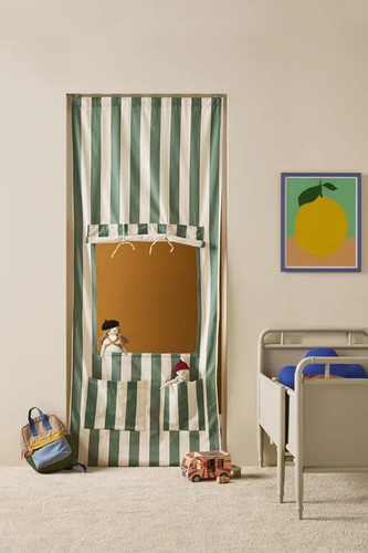 Kid's Concept Doorway kiosk, stripe green, 2+