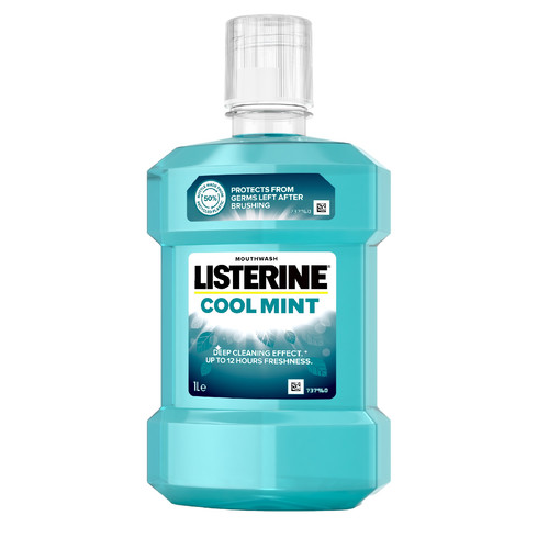 Listerine Mouthwash Cool Mint 1L