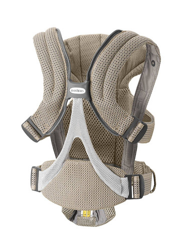 BABYBJÖRN - Baby Carrier Move - Grey Beige, 3D Mesh 0-15m