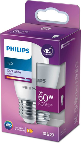 Philips LED Bulb P48 E27 806 lm 4000 K