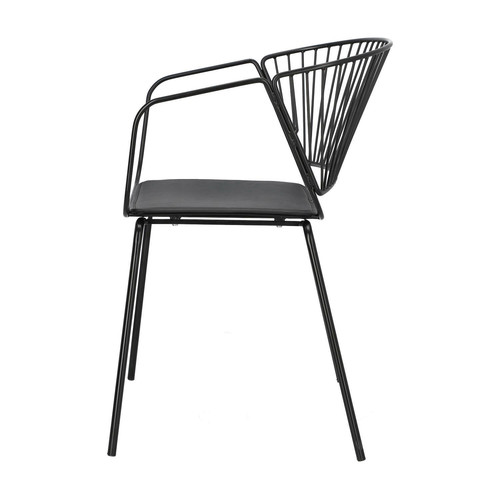 Chair with Seat Pad Golig, black