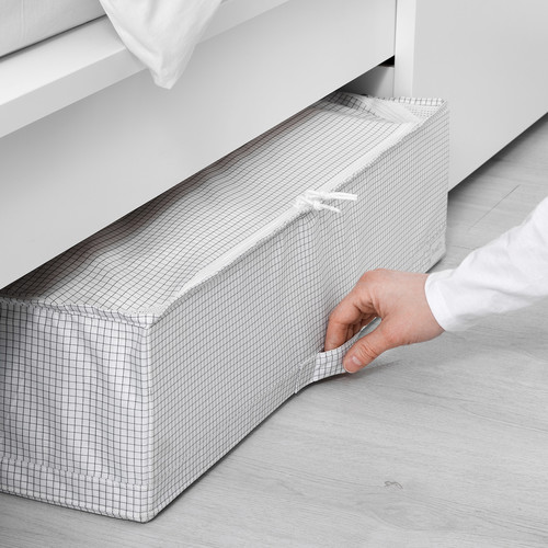 STUK  Storage case, white/grey, 71x51x18 cm