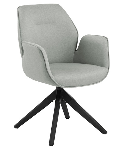 Swivel Chair Aura, auto return, light grey