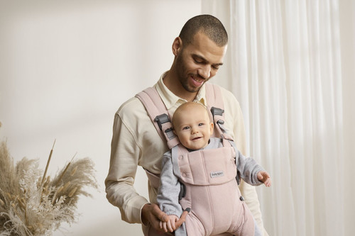 BABYBJORN Baby Carrier Harmony, Woven, Light pink mélange