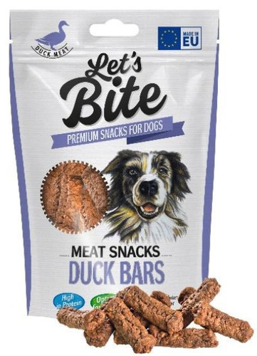 Let's Bite Meat Snack Duck Bars 80g