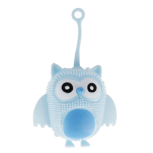 Anti-Stress Squishy Toy Owl 9cm, 1pc, assorted colours, 3+